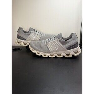 On Cloudswift 3 Alloy Glacier Mens Size 10.5 Gray Black Running Shoes Sneakers